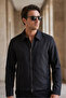 Men's Old Money Seasonal Regular Fit Jacket & Coat - Black