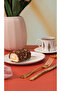 Fern Bloom Gold Gilded Print Cake Plate Set of 4 - 5