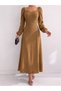 Women's Slit Detailed Long Stylish Dress - 2