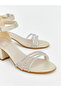 Shiny Stone Girls' Heeled Shoes (S6) - 3