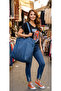 Shoe-printed denim and sequin-embellished, trendy cotton jersey t-shirt for a sporty summer look. - 3