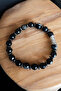 Agate Bracelet Large Size Faceted Cut Agate Stone Bracelet 10mm