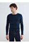 Esvab • Modern & Distinctive Zero Roba Collar Long Sleeve Ribbed Men's T-Shirt - 2