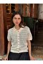 Lora Lace Summer Knitwear Women's Cream - 7