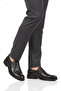 Black Printed Genuine Leather Men's Classic Shoes 916 m - 3