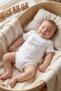 Auntie's Day Written Baby Bodysuit for Boys and Girls, White Short Sleeve Snap-On Bodysuit, Baby Gift 5683-24