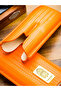Luxury Cigar Leather Case For 2 Cigar Case Portable Leather Cigar Case Cigar Tube Gift Box (Orange) - 3