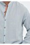 Heaven 4050 Muslin Hakim Collar Long Sleeve Men's Shirt - 2
