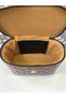 Faux Leather Black Diamond Patterned Mini Gold Buckle Chain Strap and Short Handle Bag - 4