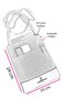 Book Bag,Book Cover,Book Bag with Strap,Tablet Bag,Ebook Bag 24X20Cm,Book Cover with Zipper,Book Marker,Organizer Bag - 4