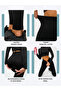 High Waist Gathering Effect Shiny Look Smooth Fabric Casual Leggings - 2