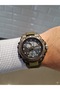 Digital Analog 5 Atm Water Resistant Green Black 14-18 Years Old Adult Men's Wristwatch - 2