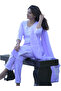 Lavender Cotton Embroidered Kurta Pant Set with Dupatta - ALV2047 | Lavender - 4