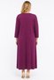Women's Large Size Purple, Lace Detailed, Cotton Fabric Home Dress 65N39494 - 8