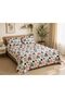 3-Piece Flat Cotton Bedsheet Set – 1 Flat Sheet + 2 Pillowcases, Soft & Breathable - 3
