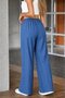 Women's High Waist Wide Leg Loose Pants - 2