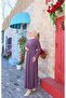 Kraşlı Belted Sandy Dress - 2