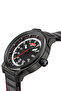 Campione Analog Leather Strap Watch DTWGB2019401 - 45 Mm - Black - 2
