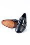 Genuine Leather Black Loafer Men's Shoes - K307 - 5