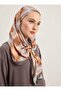Geometric Patterned Scarf with Fringe - - 2