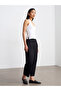 72697 100% Cotton Straight Cut Chino Pants-Black - 4