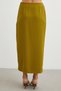 Buckled satin draped skirt - 6