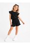 Girls' Trendy Shorts Set – Casual Comfort & Style Ta Detailed Ruffle Shoulder Flounce Girls' Set 1-8 Years - 7