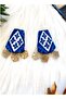 Handcrafted Indian Fabric Earrings for Women