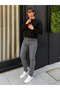 Men's Trend Comfort Basic Slim Fit Smoked Denim Trousers