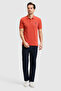 Men's Slim Fit Polo Collar Tile Basic T-Shirt 50322304-Vr031 - 4