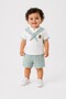 Baby Boy/Child Shorts Set Muslin Cotton Summer Baby Set with Bandana 2-Piece Set 🤎 ☀️ - 8