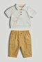 Polo Shirt and Trousers Outfit