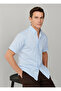 Blue Pure Cotton Men Premium Shirt - 2