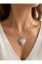 Silver Color Patterned Women's Memory Necklace 316L Stainless Steel Openable Gift - 3
