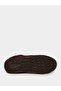 Burgundy Suede Lace-Up Sneakers - 6