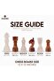 Marble Chess Set 12 Inch Handmade Travertine & Red Board Game - Tabletop & Home Décor - 6