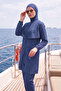 Parachute Full Covered Hijab Swimsuit 20251 Indigo