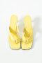 Anna Women's Flip-Flop Heeled Slippers – Square Toe Thin Heel Casual Stylish Summer Sandals - 5