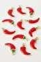 Ilkeshop Pepper Enamel Pendant Horse 1 Piece (215010) - Red - 2