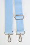 Baby Blue Adjustable Bag Handle Baby Blue (Cotton) 110 cm W:4 cm - 2