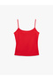 Slim fit tank top with rope straps - 4