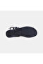 Women's Black Buckle Beaded Detailed Flip-Flop Sandals - 4