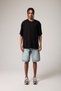 Chest Embroidered Oversized Fit T-Shirt - 2