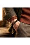 100% Natural Tiger's Eye and Onyx Stone Men's Bracelet - Velvet Gift Boxed - Premium Quality - 2