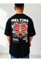 Oversize Back Printed Streetwear Unisex T-Shirt