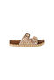 Double Buckle Rhinestone Women's Slippers - 2