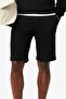 Men's Slim Fit Bermuda Shorts Men's Slim Fit Cotton Bermuda Shorts Black - 3