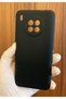 Huawei Nova 8İ Inside Velvet/Suede Premium Silicone Phone Case (Black) - 7