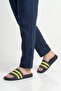 Yellow Navy Blue Lightweight Flexible Men's Slippers 8000-01 m - 2