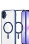 Ilkeshop New Galaxy A07 Kross Magneticsafe Cover (142805) - Navy Blue - 2